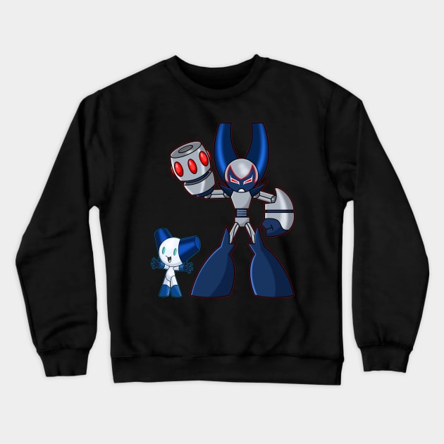 Robotboy Crewneck Sweatshirt by CinderaceQueen